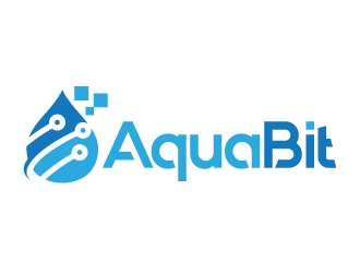 AquaBit logo design by jaize