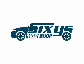 Sixys Mod Shop logo design by giphone