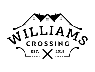 Williams Crossing  logo design by Kewin