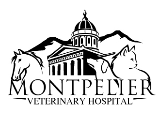 Montpelier Veterinary Hospital logo design by Kanenas