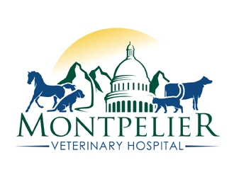 Montpelier Veterinary Hospital logo design by MAXR