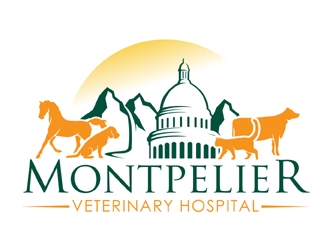 Montpelier Veterinary Hospital logo design by MAXR