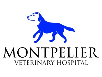 Montpelier Veterinary Hospital logo design by jetzu
