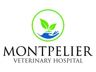 Montpelier Veterinary Hospital logo design by jetzu