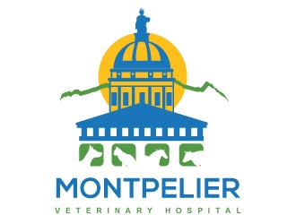 Montpelier Veterinary Hospital logo design by Suvendu