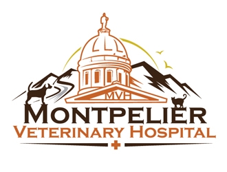 Montpelier Veterinary Hospital logo design by shere