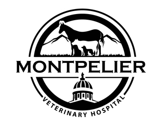 Montpelier Veterinary Hospital logo design by shere