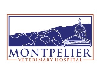 Montpelier Veterinary Hospital logo design by aladi