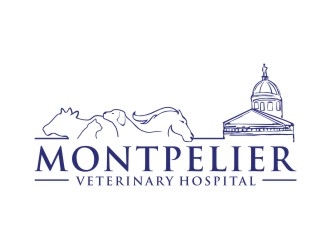 Montpelier Veterinary Hospital logo design by aladi
