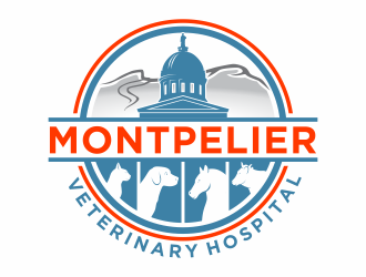 Montpelier Veterinary Hospital logo design by agus