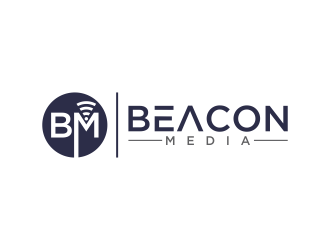 Beacon Media logo design by oke2angconcept