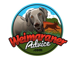 WeimaranerAdvice.com logo design by DreamLogoDesign