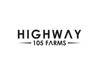 highway105 farms logo design by BlessedArt