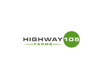 highway105 farms logo design by johana