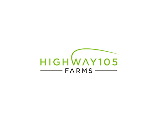 highway105 farms logo design by checx