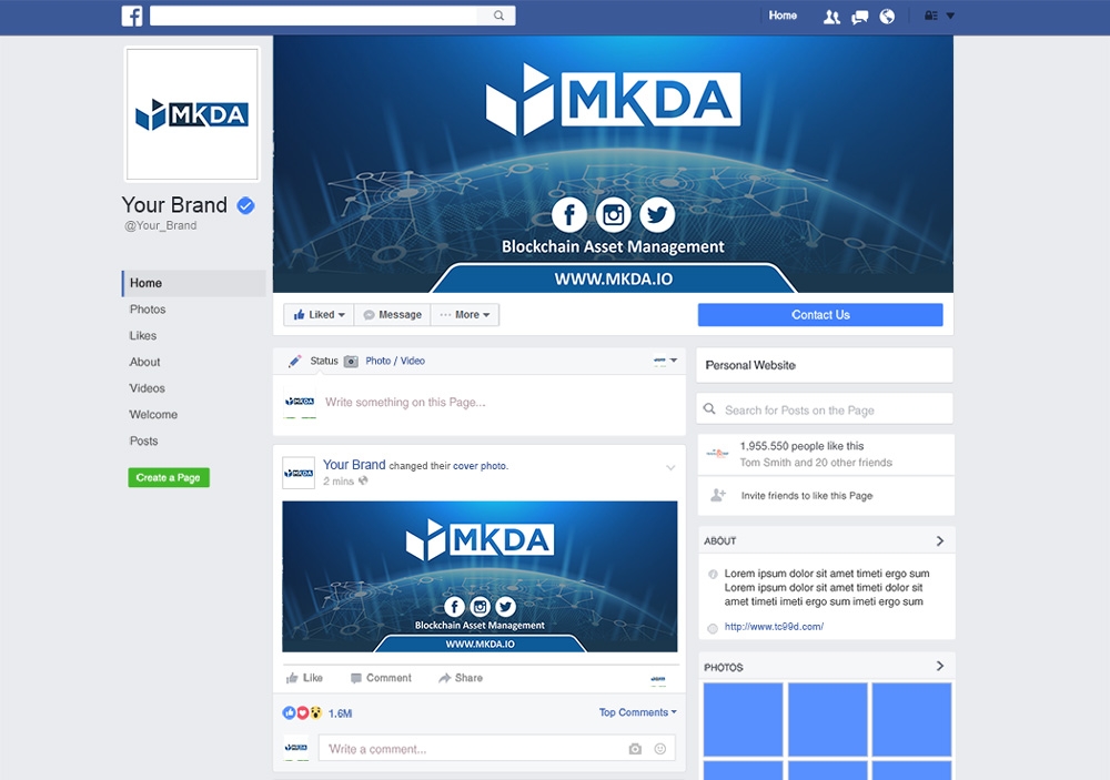 MKDA  logo design by mletus