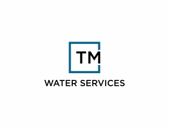TM Water Services  logo design by eagerly