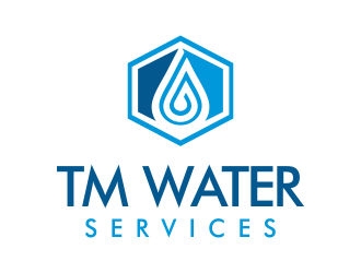 TM Water Services  logo design by cikiyunn