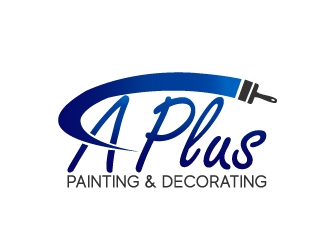 A Plus Painting & Decorating logo design by jenyl