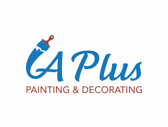 A Plus Painting & Decorating logo design by ingepro