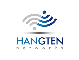Hangten Networks logo design by gitzart