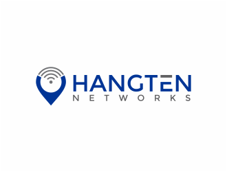 Hangten Networks logo design by mutafailan