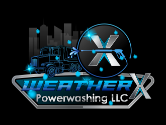 WeatherX Powerwashing LLC logo design by ROSHTEIN