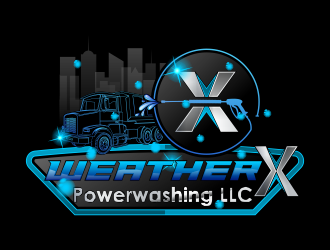 WeatherX Powerwashing LLC logo design by ROSHTEIN
