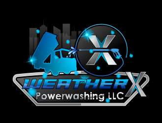 WeatherX Powerwashing LLC logo design by ROSHTEIN
