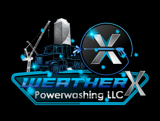 WeatherX Powerwashing LLC logo design by ROSHTEIN