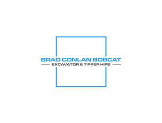 Brad Conlan Bobcat, Excavator & Tipper Hire logo design by ndaru