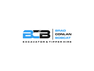 Brad Conlan Bobcat, Excavator & Tipper Hire logo design by ndaru
