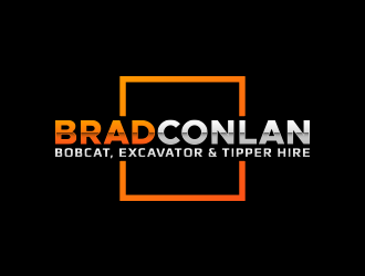 Brad Conlan Bobcat, Excavator & Tipper Hire logo design by lexipej