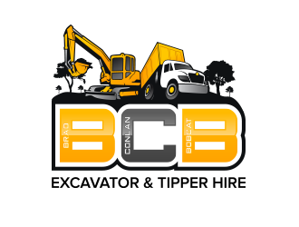 Brad Conlan Bobcat, Excavator & Tipper Hire logo design by ajwins