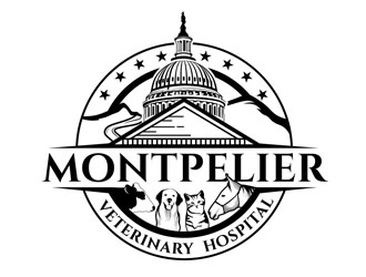 Montpelier Veterinary Hospital logo design by DreamLogoDesign