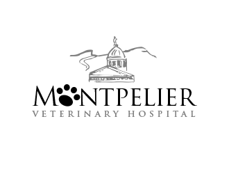 Montpelier Veterinary Hospital logo design by BeDesign