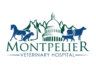 Montpelier Veterinary Hospital logo design by MAXR