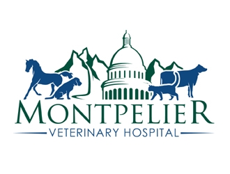 Montpelier Veterinary Hospital logo design by MAXR
