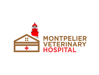Montpelier Veterinary Hospital logo design by akhi