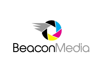 Beacon Media logo design by Marianne