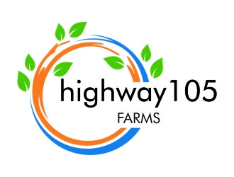 highway105 farms logo design by jetzu