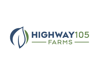 highway105 farms logo design by akilis13