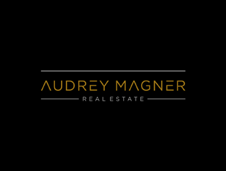 Audrey Magner Real Estate logo design by alby