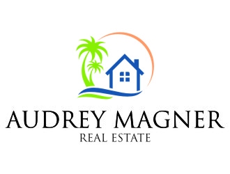 Audrey Magner Real Estate logo design by jetzu