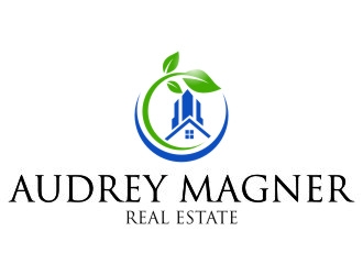 Audrey Magner Real Estate logo design by jetzu