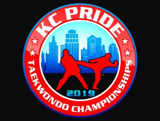 KC PRIDE Taekwondo Championships logo design by uttam