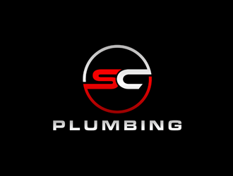 SC Plumbing logo design by bomie