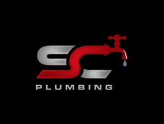 SC Plumbing logo design by blackcane