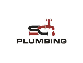 SC Plumbing logo design by aflah