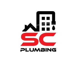 SC Plumbing logo design by bezalel
